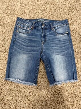 American Eagle Outfitters Blue Denim Jean Shorts